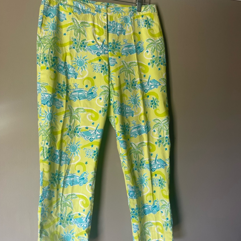 Lilly Pulitzer pedal pushers.
